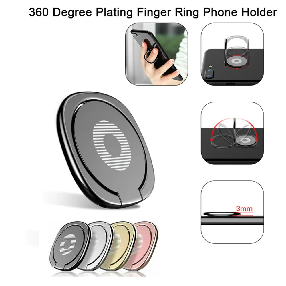 Pop Socket Grip - 360 ° 회전식 핑거 링 홀더