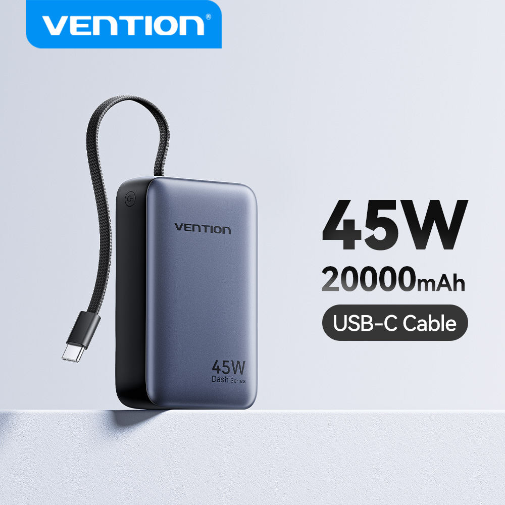 Portable Charger 20000Mah - Vention CCC 45W 20000mAh 보조베터리 Xiaomi