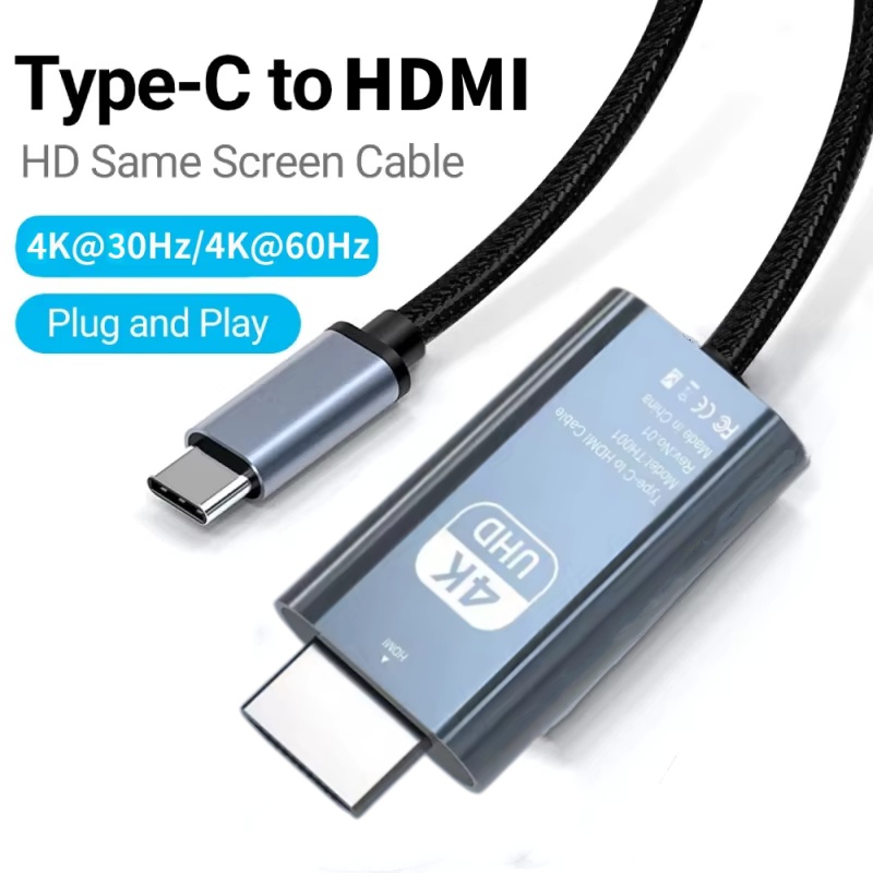 Hdmi Phone Adapter - 4K USB C HDMI 케이블 유형-C