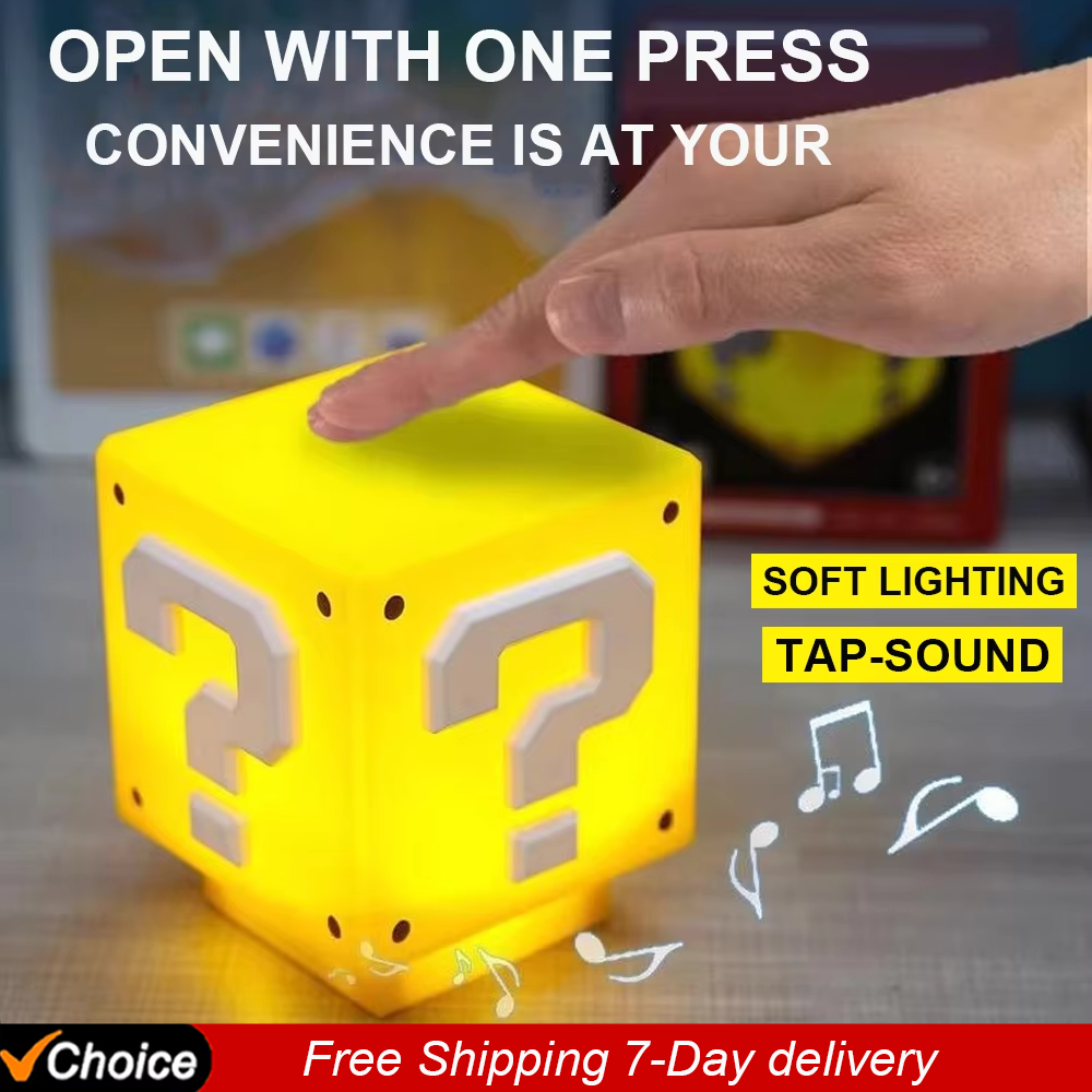 Led Flash Case - 새로운 LED 물음표 야간 조명 음악