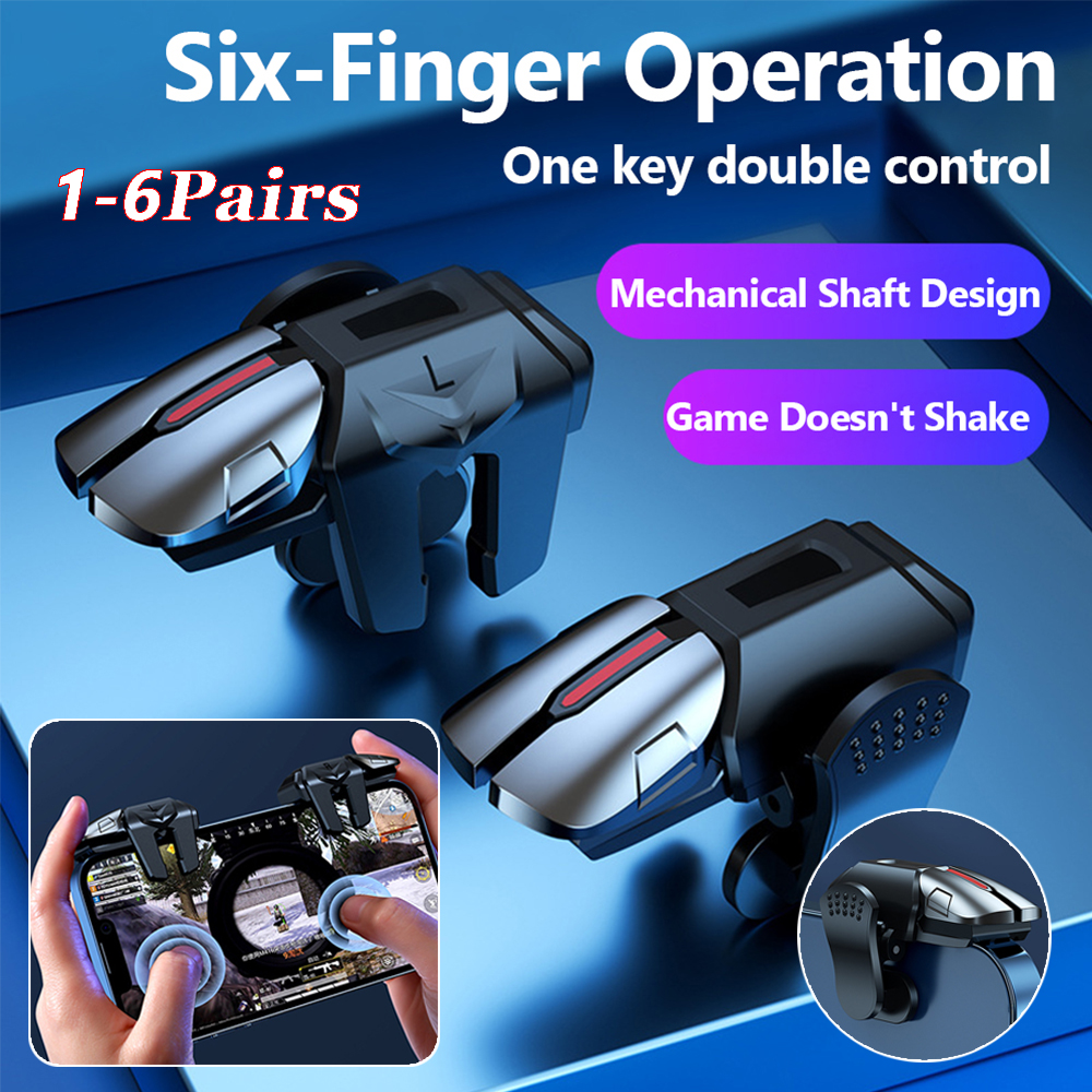 Gaming Trigger Phone - 1-6Pairs PUBG 전화 게임 컨트롤러 용