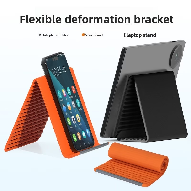 Desk Phone Stand - 창의적인 변형 가능한 실리콘 휴대폰 거치대,