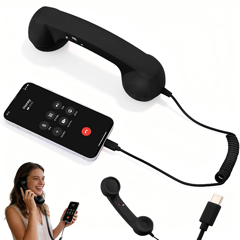 Retro Handset Phone - 2026 뉴 레트로 스타일 타입-C 휴대폰