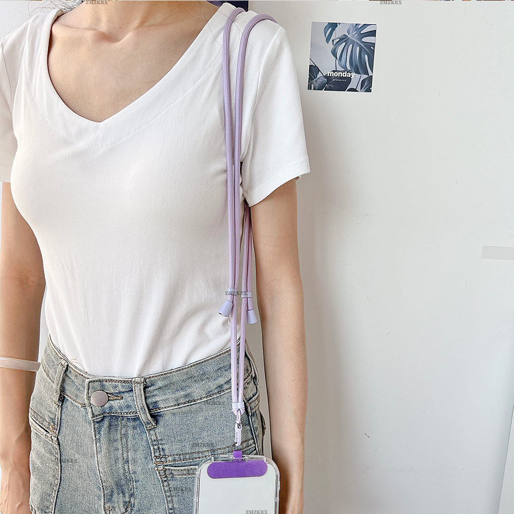 조절식 휴대폰 랜야드 스트랩, 범용 휴대폰 걸이 로프, - Neck Hanging Phone Holder review and price