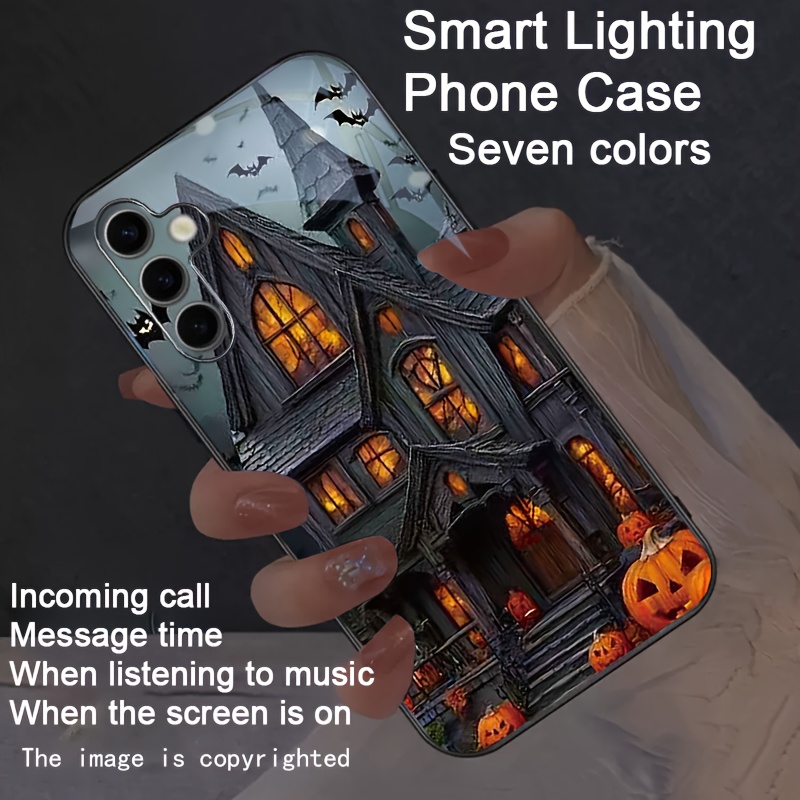 할로윈 테마 성 모양 야광 휴대폰 케이스 (삼성 S21 - Led Flash Case review and price