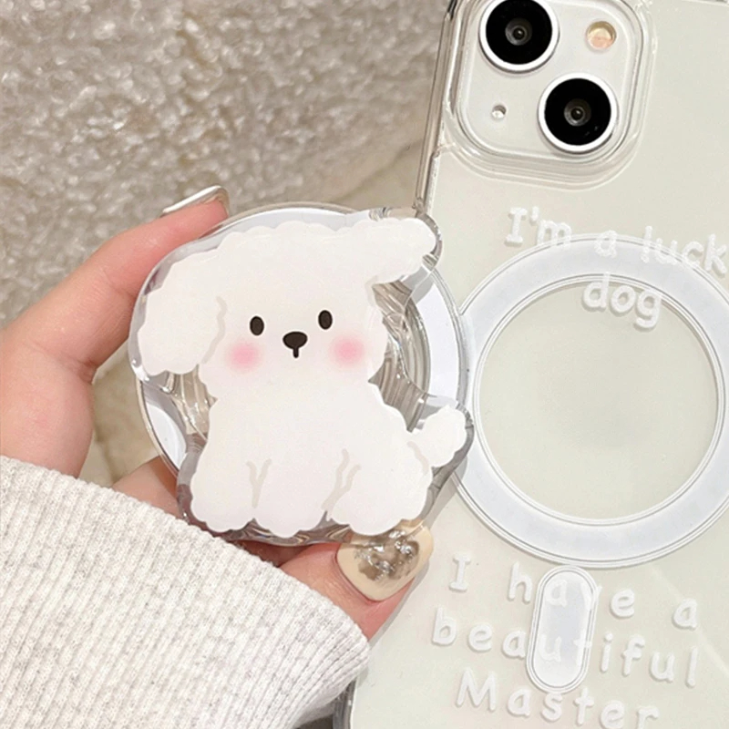 한국 Magsafe 자기 전화 그립에 대 한 귀여운 흰 - Pop Socket Grip review and price