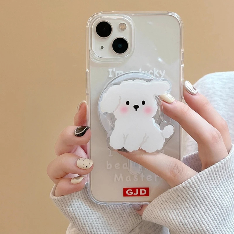한국 Magsafe 자기 전화 그립에 대 한 귀여운 흰 - Pop Socket Grip review and price