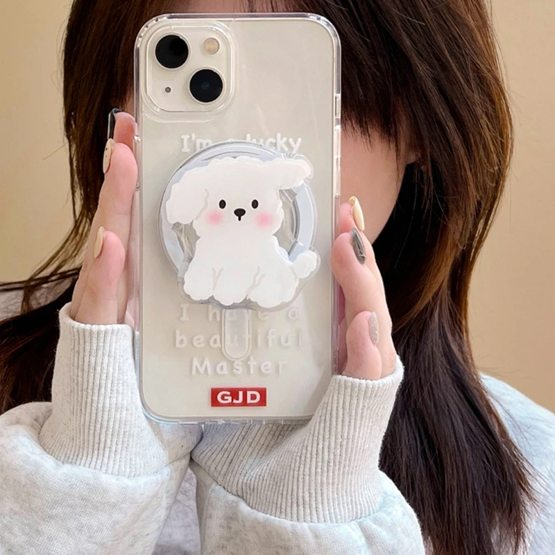 한국 Magsafe 자기 전화 그립에 대 한 귀여운 흰 - Pop Socket Grip review and price