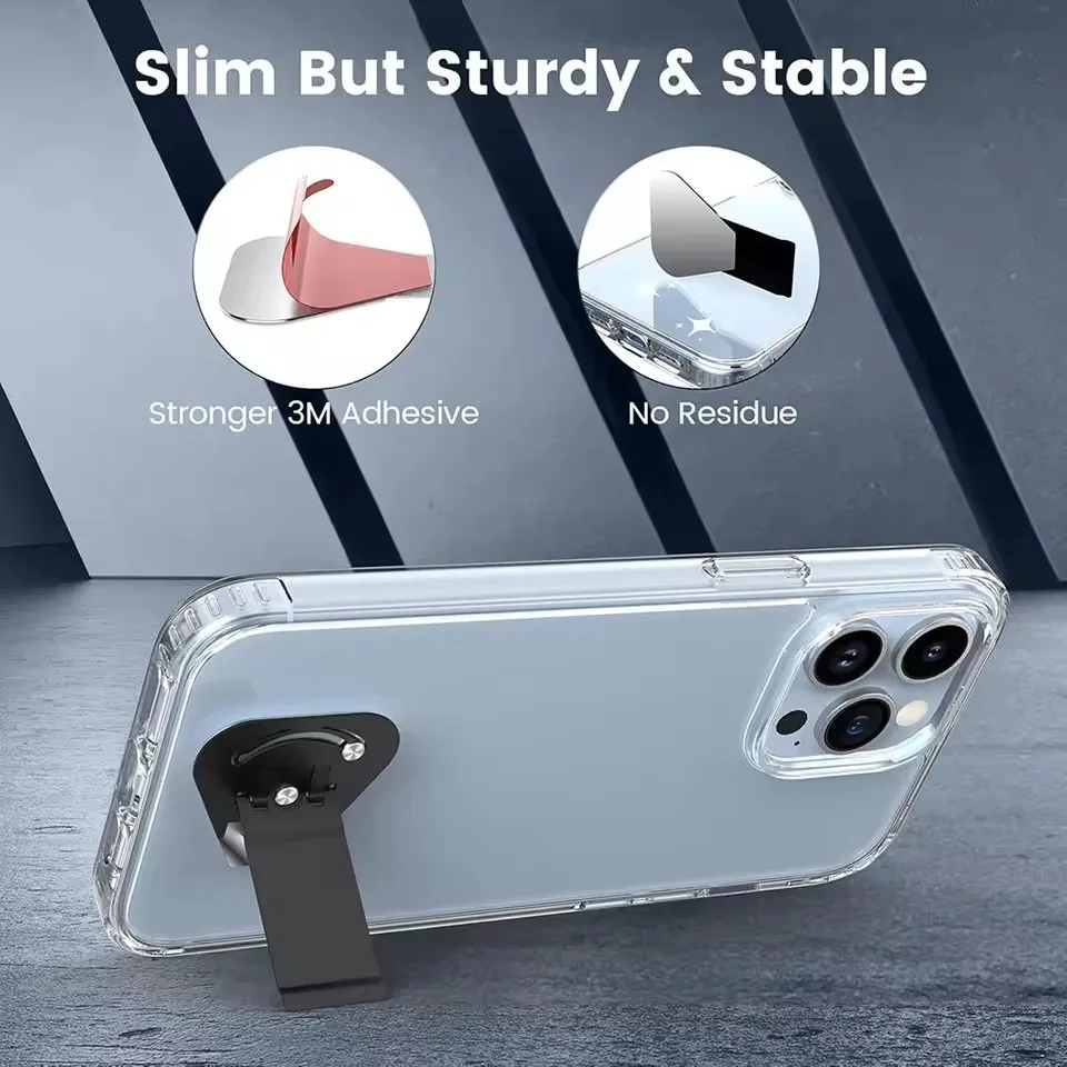 스테인레스 스틸 회전식 휴대폰 지지대 접착식 접이식 폰 - Phone Kickstand Ring review and price