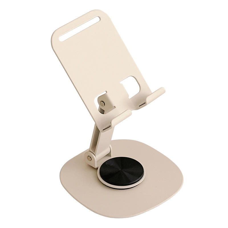 크림 스타일 탄소강 휴대용 데스크탑 홀더 조절 가능한  - Desk Phone Stand review and price