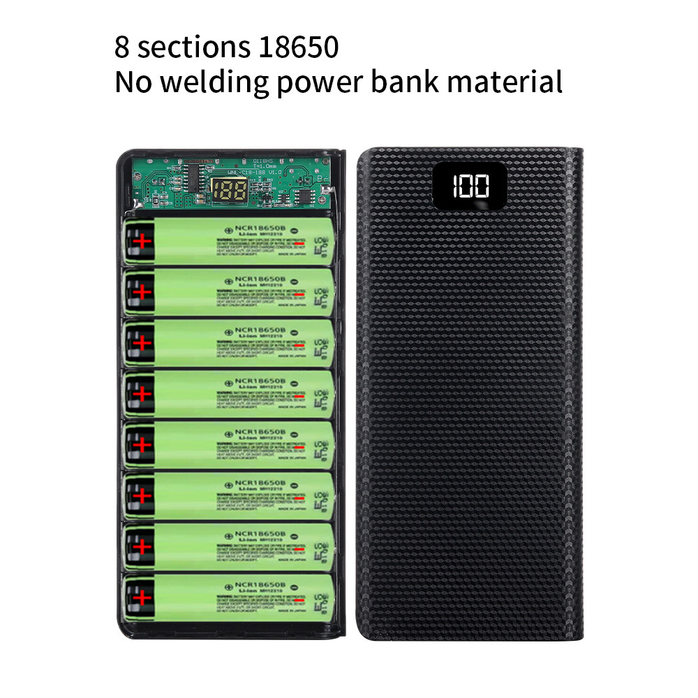 DIY 8*18650 배터리 보조베터리 케이스 2000 - Portable Charger 20000Mah review and price