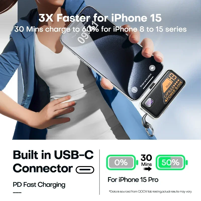미니 파워뱅크 20000mAh 내장 케이블 PD 20W - Portable Charger 20000Mah review and price