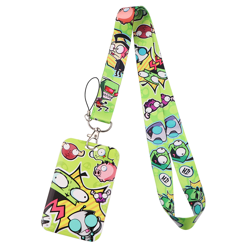 외계인 인베이더 짐 넥 스트랩 랜야드 키체인, 휴대폰  - Neck Hanging Phone Holder review and price