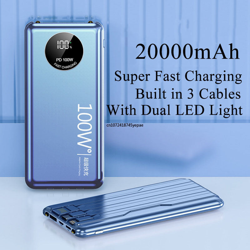 100W 초고속 충전 파워뱅크 20000mAh 휴대용  - Portable Charger 20000Mah review and price