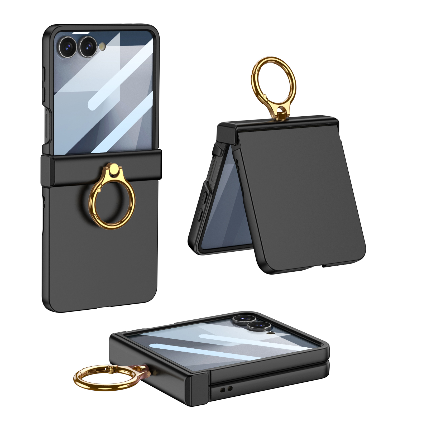 삼성 Z 플립 7 링 스탠드 폰 케이스 슬림 무광 힌지 - Phone Kickstand Ring review and price