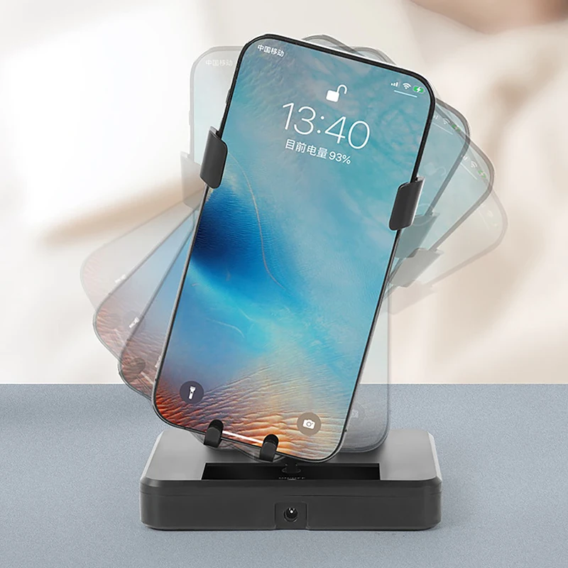 데스크탑 자동 스윙 보수계 전화 홀더 스탠드 모든 스마 - Desk Phone Stand review and price