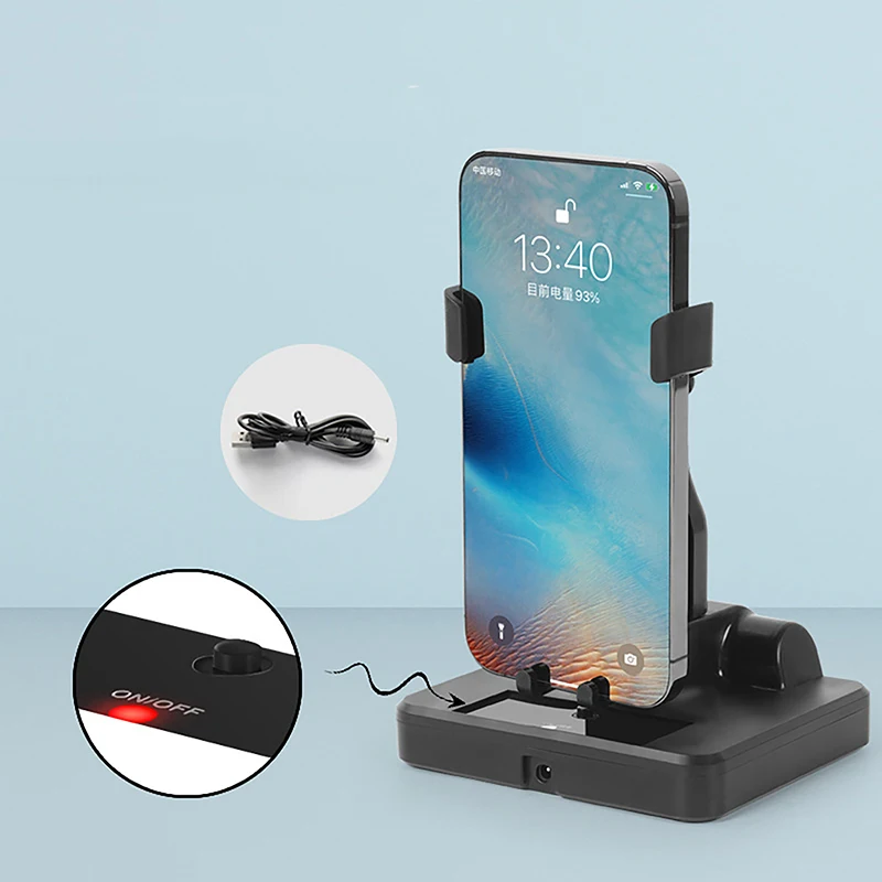 데스크탑 자동 스윙 보수계 전화 홀더 스탠드 모든 스마 - Desk Phone Stand review and price