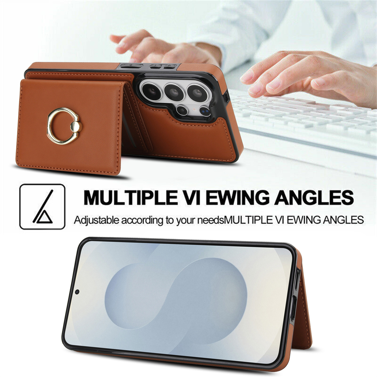 카드 홀더 링 킥스탠드가 있는 지갑형 폰 케이스 삼성  - Phone Kickstand Ring review and price