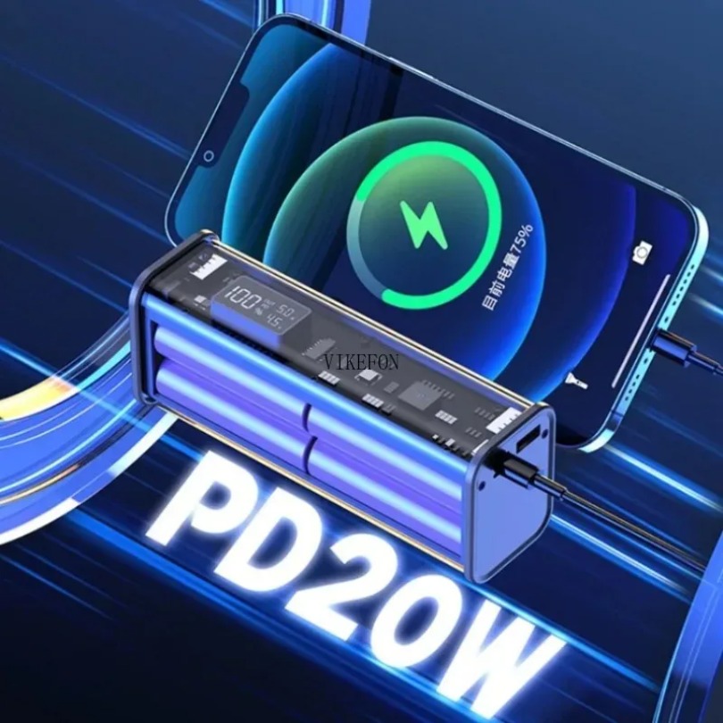 22.5W DIY 배터리 충전기 케이스 투명 PD 보조 - Portable Charger 20000Mah review and price