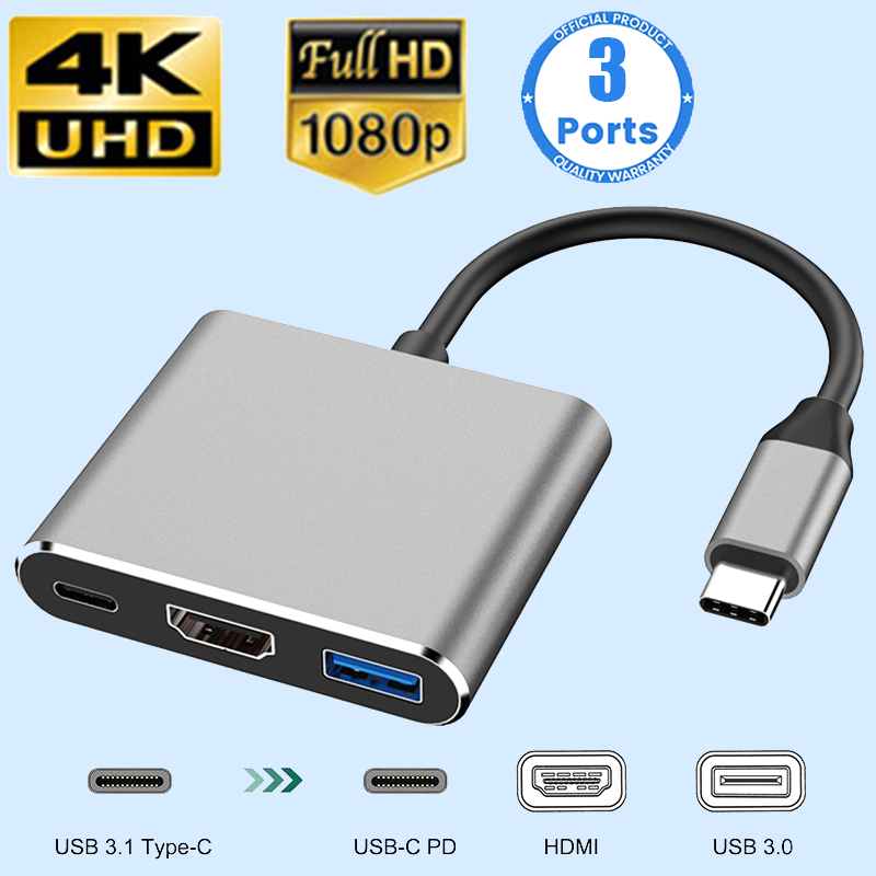 3 in 1 USB 허브 USB C to HDMI 호환 - Hdmi Phone Adapter review and price