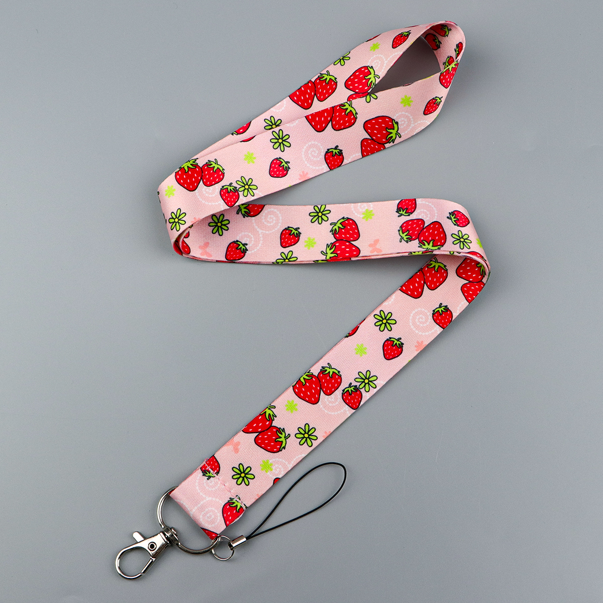 과일 딸기 매는 밧줄 키 체인 넥 스트랩 키 ID 카드 - Neck Hanging Phone Holder review and price