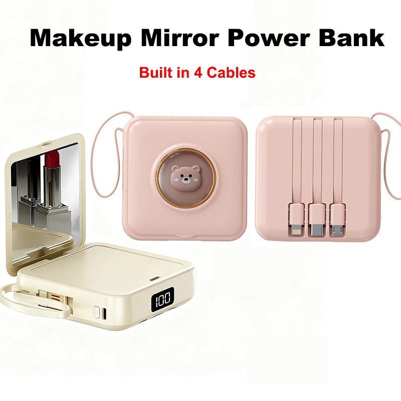 20000mAh 미니 파워뱅크 내장형 4 케이블 휴대용 - Portable Charger 20000Mah review and price