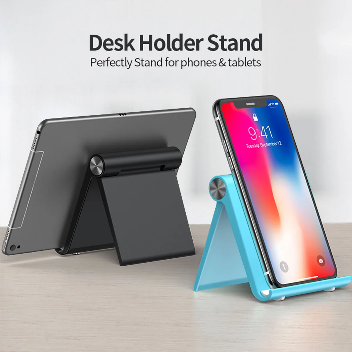 범용 조절식 휴대폰 거치대 - 아이폰, 삼성 및 모든  - Desk Phone Stand review and price