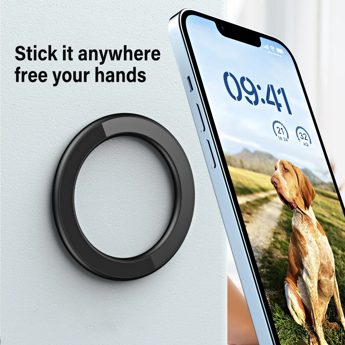맥세이프 마그네틱 링 홀더 접착식 강력 자석 휴대폰 벽 - Phone Kickstand Ring review and price