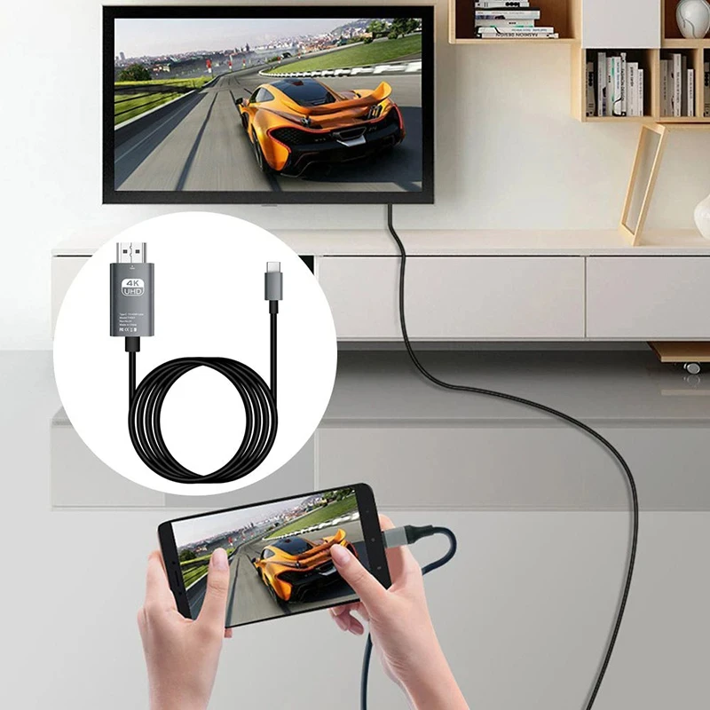 4K USB C HDMI 케이블 유형-C 30/60Hz - Hdmi Phone Adapter review and price