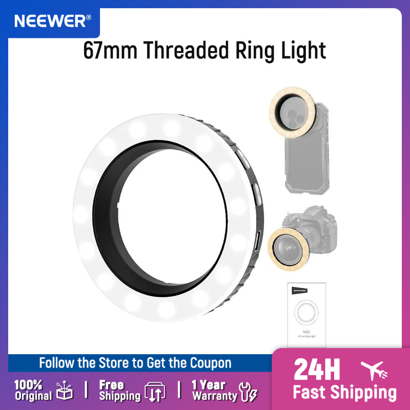 NEEWER 베이직스 67mm 나사식 링 라이트 (67 - Led Flash Case review and price