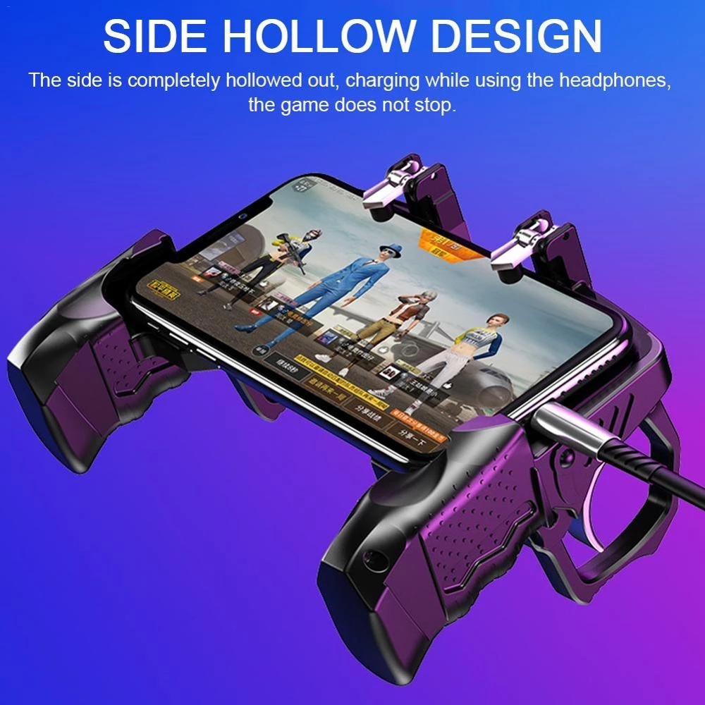 휴대 전화 게임 패드 조이스틱 용 트리거 프리 파이어  - Gaming Trigger Phone review and price