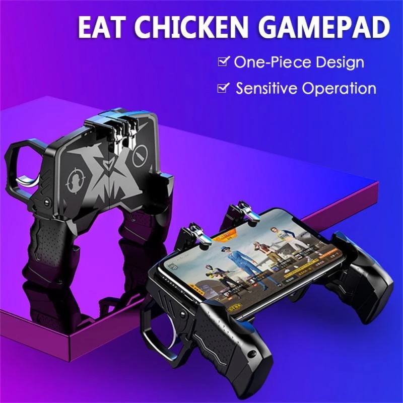 휴대 전화 게임 패드 조이스틱 용 트리거 프리 파이어  - Gaming Trigger Phone review and price