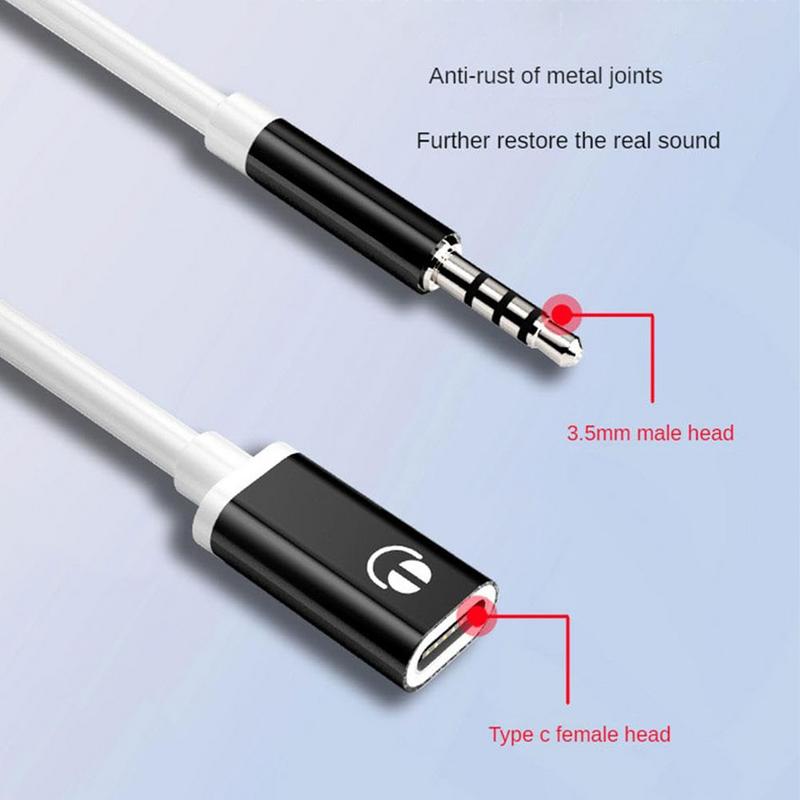 3.5mm 남성 유형 C 여성 오디오 케이블 코드 3. - Hdmi Phone Adapter review and price