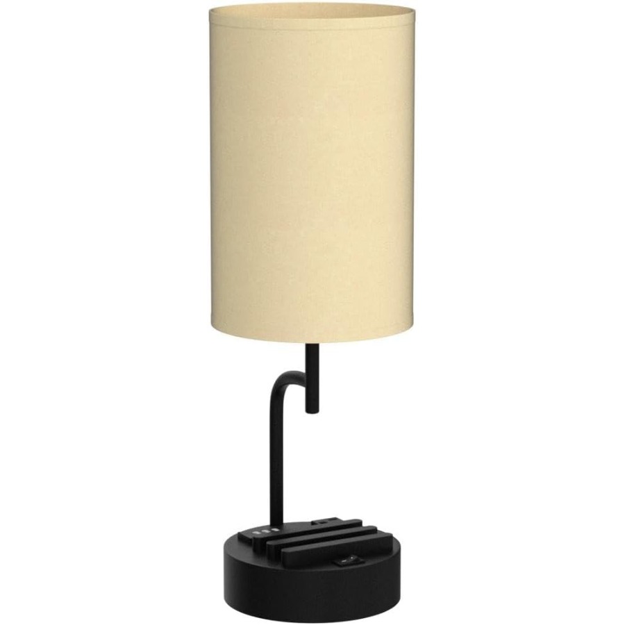 3개의 USB 충전 포트가 있는 테이블 램프, AC 콘 - Desk Phone Stand review and price