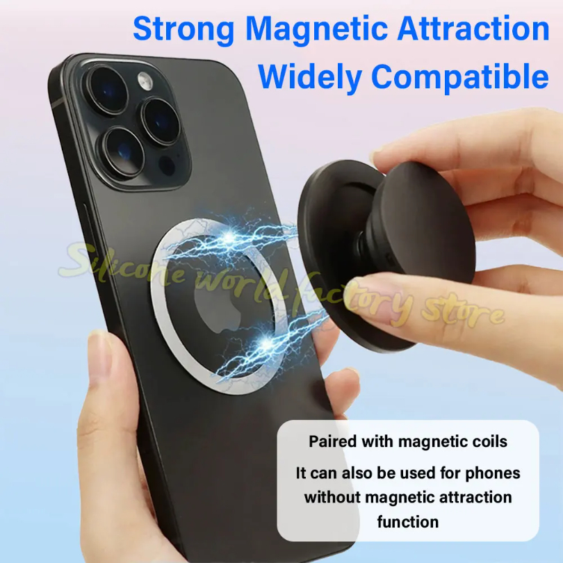 실리콘 세계 마그네틱 접이식 휴대 전화 그립 홀더 소켓 - Pop Socket Grip review and price