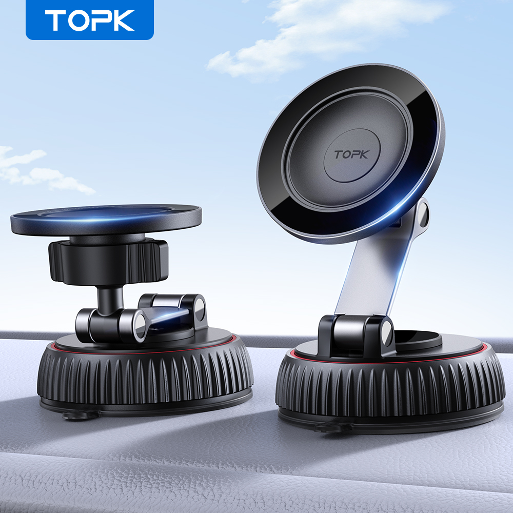 TOPK 마그네틱 차량용 폰 거치대 접이식 마그세이프  - Desk Phone Stand review and price