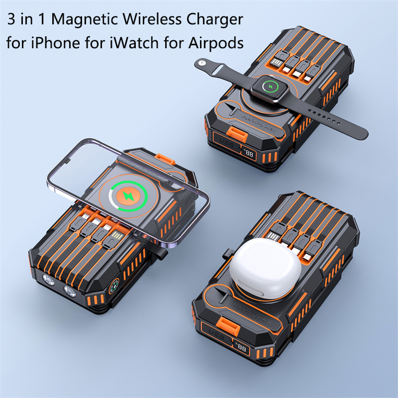 20000mAh 핸드 크랭크 태양광 보조배터리, 접이식 - Portable Charger 20000Mah review and price