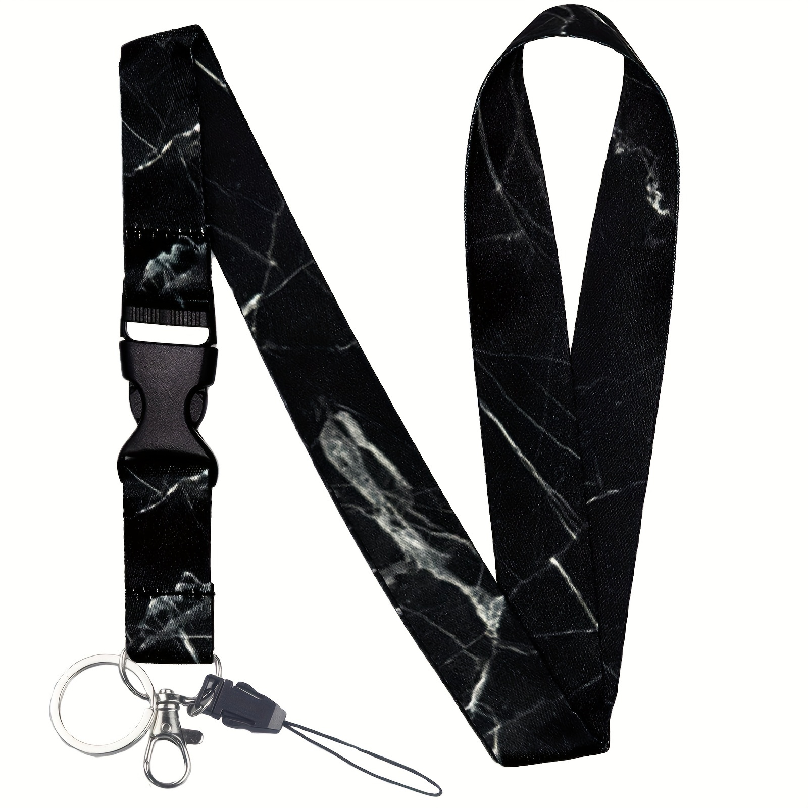 휴대 전화 끈 패션 블랙 대리석 버클 목 스트랩 키 체 - Neck Hanging Phone Holder review and price
