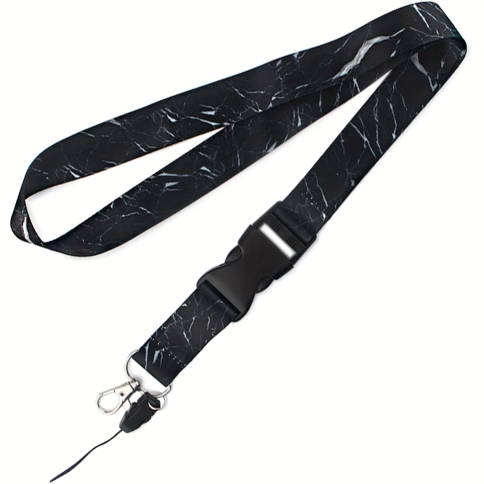 휴대 전화 끈 패션 블랙 대리석 버클 목 스트랩 키 체 - Neck Hanging Phone Holder review and price