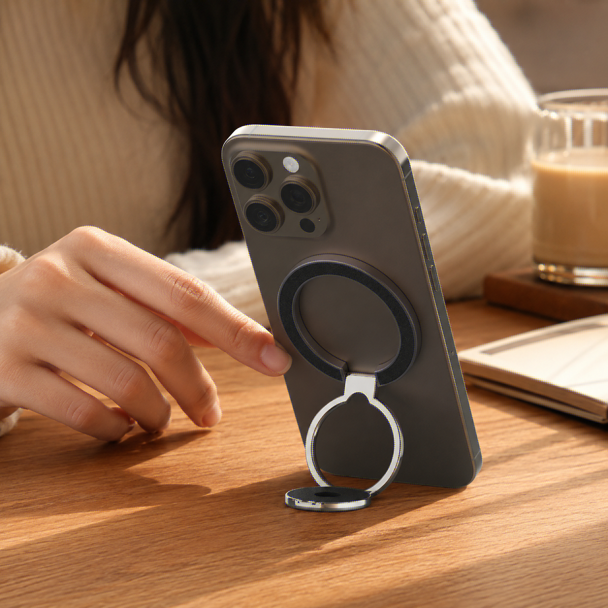 무선 충전용 범용 양면 자석 홀더, 차량용 휴대폰 거치 - Pop Socket Grip review and price