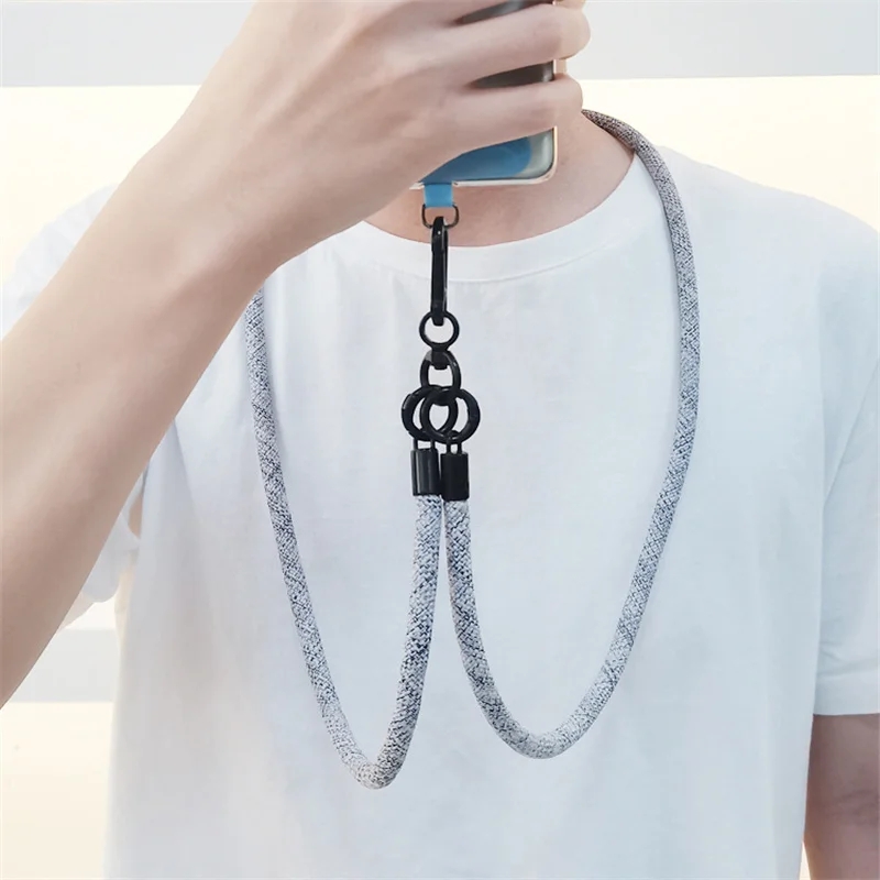 8MM x 120CM 굵은 긴 휴대 전화 매는 밧줄 유 - Neck Hanging Phone Holder review and price
