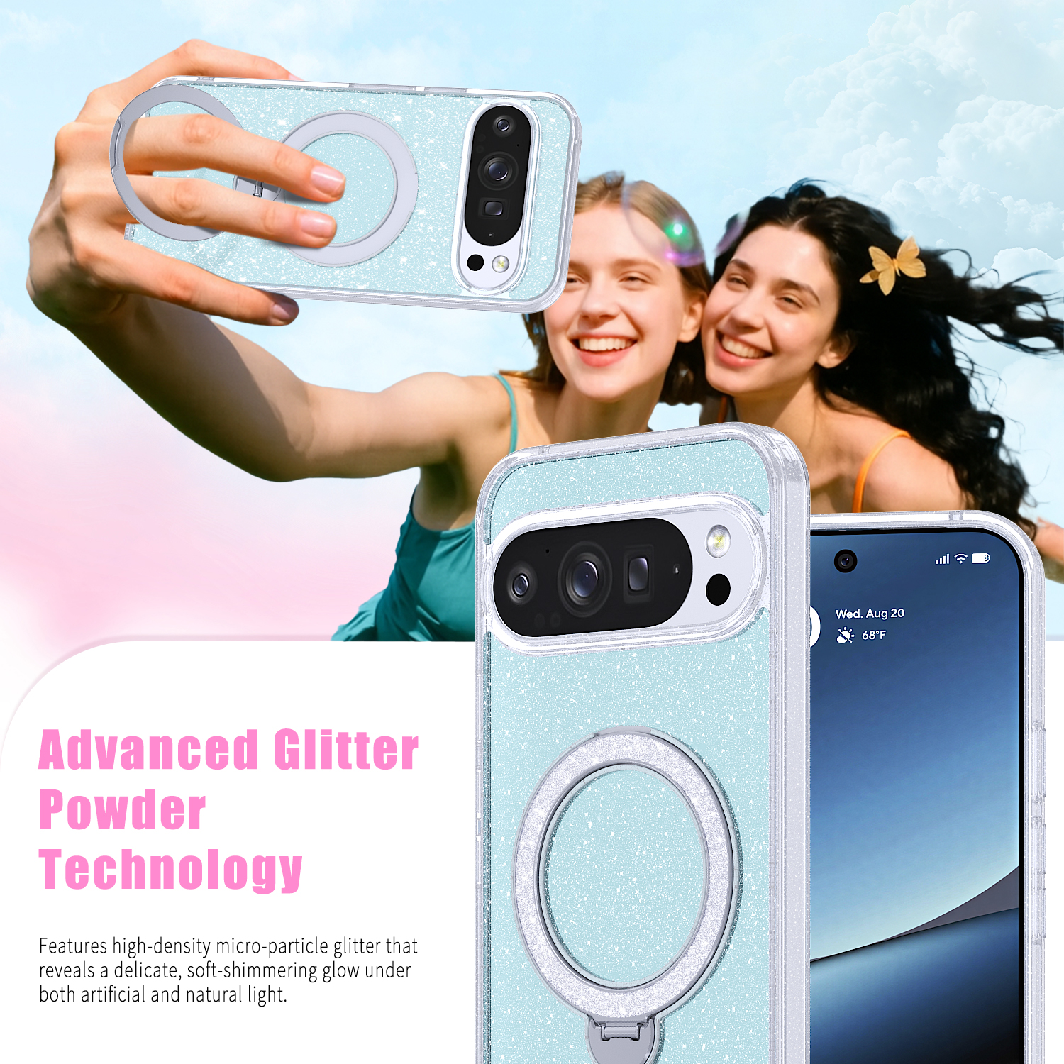 Google Pixel 10 9 Pro XL용 360도 - Phone Kickstand Ring review and price