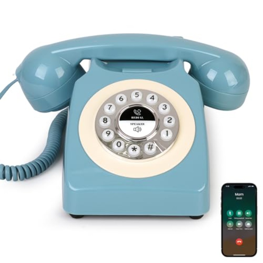 블루투스 유선 전화기 (핸드셋 및 스피커폰 포함) 레트 - Retro Handset Phone review and price