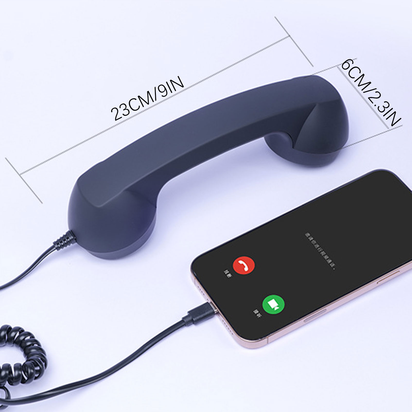 레트로 타입 C 전화기 핸드셋 3.5mm 세련된 휴대  - Retro Handset Phone review and price