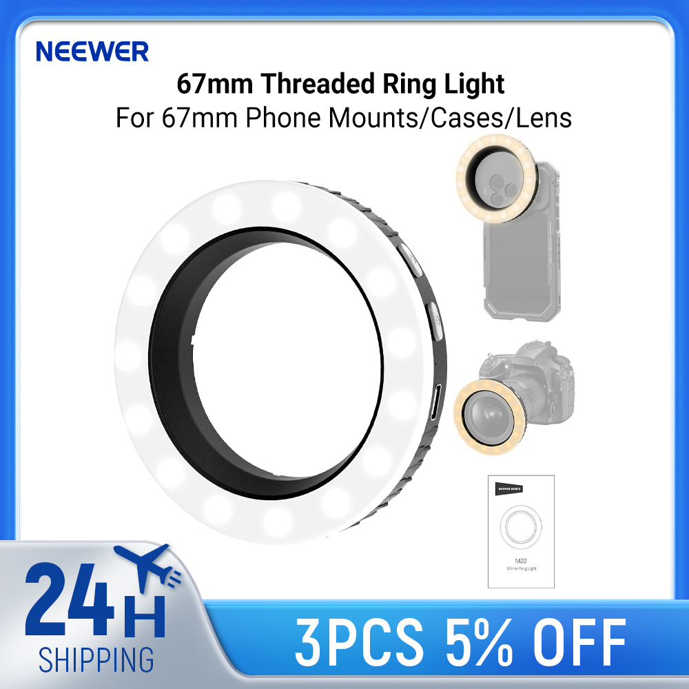 NEEWER 베이직스 67mm 나사식 링 라이트 (67 - Led Flash Case review and price