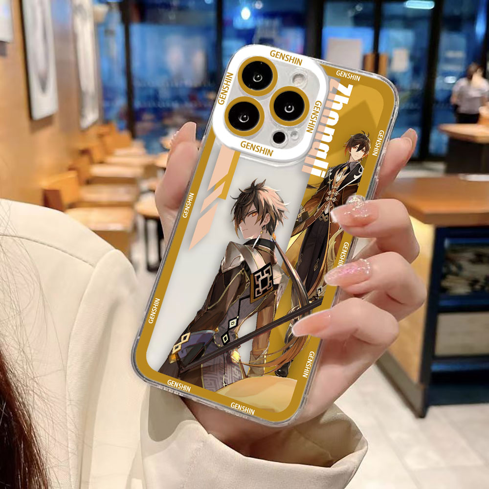 겐신 임팩트 야에 셴헤 투명 폰 케이스 삼성 갤럭시 S - Led Flash Case review and price