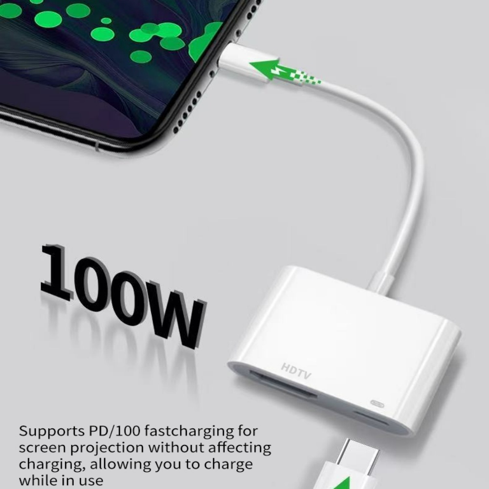 PD 100W HDTV USB C to HDMI 호환  - Hdmi Phone Adapter review and price