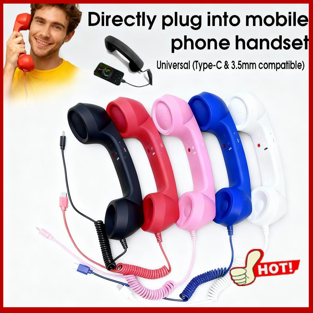 2026 새로운 레트로 전화기 수신기 타입-C/3.5m - Retro Handset Phone review and price