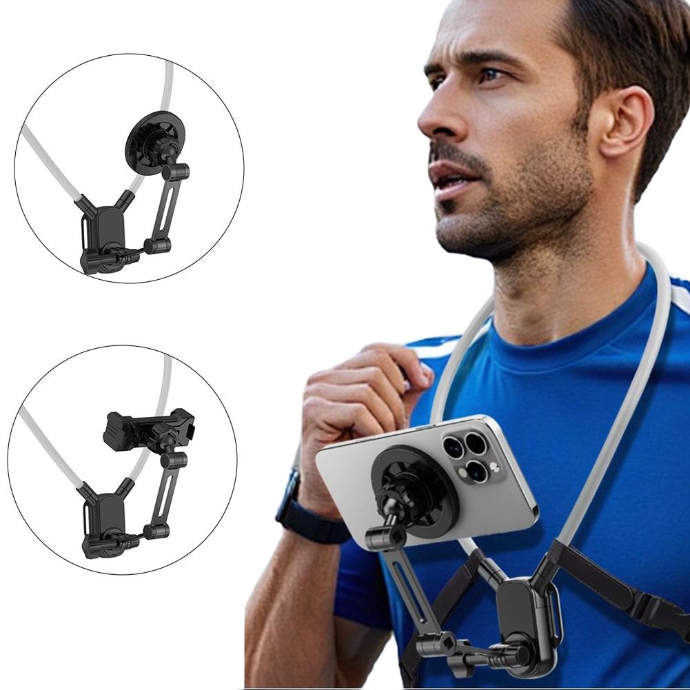 목에 거는 휴대폰 홀더 휴대용 핸즈프리 유연한 또는 1 - Neck Hanging Phone Holder review and price