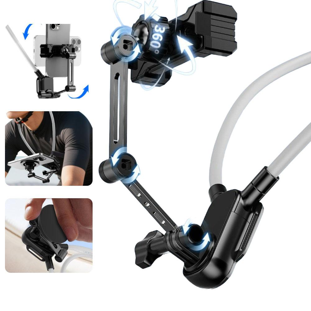 목에 거는 휴대폰 홀더 휴대용 핸즈프리 유연한 또는 1 - Neck Hanging Phone Holder review and price